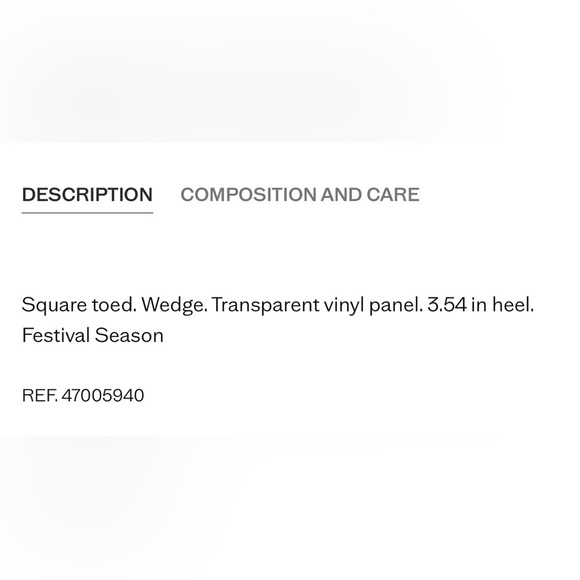 MANGO TRANSPARENT VINYL WEDGE SANDALS - Picture 7 of 8